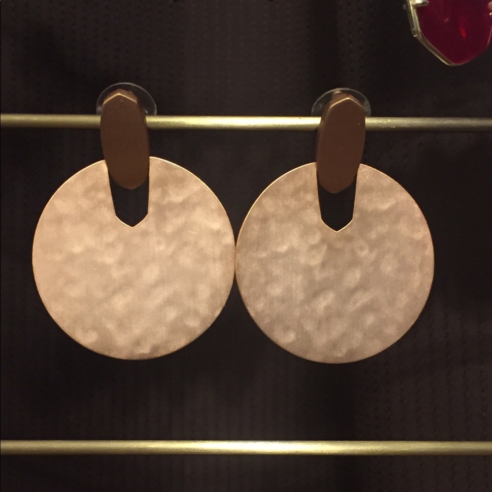 Kendra Scott Didi earrings, rose gold